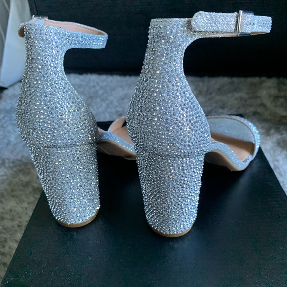 INC Silver Bling Heels - Picture 7 of 10
